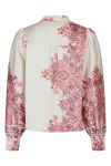 Neo Noir - Skjorte - Massima Paisley Border Blouse - Light Pink