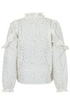Neo Noir - Bluse - Nadira Embroidery Blouse - Ivory