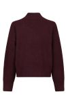 Neo Noir - Strik - Paulina Knit Blouse - Wine