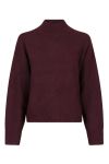 Neo Noir - Strik - Paulina Knit Blouse - Wine