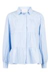 Neo noir - Bluse - Rica Stripe Shirt - Light Blue