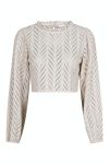 Neo Noir - Bluse - Rivoli Wave Blouse - Ivory