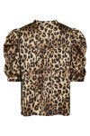 Neo Noir - Top - Roella Leo Blouse - Leopard