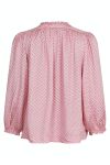 Neo Noir - Bluse - Tara Line Switch Blouse - Pink