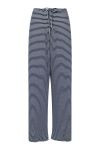 Neo Noir - Bukser - Geri Stripe Pants - Dark Navy