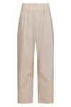 Neo Noir - Bukser - Yana Poplin Pants - Dark Sand