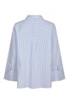 Neo Noir - Skjorte - Dita Mini Stripe Shirt - Light Blue