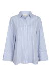 Neo Noir - Skjorte - Dita Mini Stripe Shirt - Light Blue