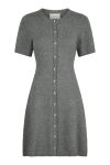 Neo Noir - Kjole - Elise Knit Dress - Dark Grey Melange