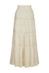 Neo Noir - Nederdel - Felicia S Voile Skirt - Light Yellow