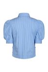 Neo Noir - Bluse - Frannie Stripe Shirt - Light Blue