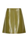 Neo Noir - Nederdel - Hemie Patent Skirt - Olive