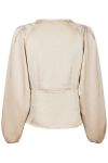 Neo Noir - Bluse - Istana Heavy Sateen Blouse - Champagne