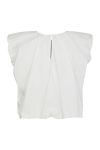 Neo Noir - Top - Ivania Poplin Top - White