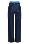 Neo Noir - Jeans - Duran Contrast Pants - Dark Blue 