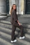 Neo Noir - Jumpsuit - Arlo Crepe - Brown