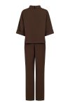 Neo Noir - Jumpsuit - Arlo Crepe - Brown