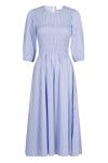 Neo Noir - Kjole - Aries Stripe Dress - Light Blue