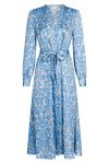 Neo Noir - Kjole - Cilian Flower Blur Dress - Light Blue