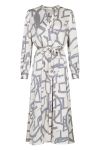 Neo Noir - Kjole - Cilian Line Shapes Dress - Off White