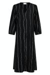 Neo Noir - Kjole - Delfina Art Line Dress - Black