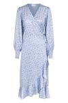 Neo Noir - Kjole - Eva Precious Rose Dress - Light Blue 