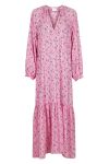 Neo Noir - Kjole - Hallas Energy Flower Dress - Pink