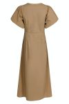 Neo Noir - Kjole - Illana Poplin Dress - Light Taupe