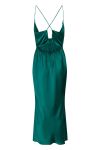 Neo Noir - Kjole - Jolly Heavy Sateen Dress - Dark Green