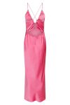 Neo Noir - Kjole - Jolly Heavy Sateen Dress - Pink