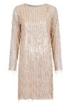 Neo Noir - Kjole - Maline Sequins Dress - Rose Gold