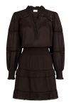 Neo Noir - Kjole - Milan S Voile Dress - Mocca