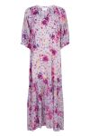 Neo Noir - Kjole - Milla Bright Flower Dress - Lilac