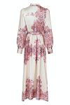 Neo Noir - Kjole - Nova Paisley Border Dress - Light Pink