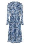 Neo Noir - Kjole - Samy Blossom Mesh Dress - Blue