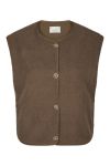 Neo Noir - Vest - Mariko Teddy Vest - Taupe