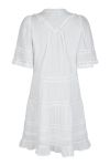 Neo Noir - Kjole - Milene S Voile Dress - White