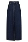 Neo Noir - Nederdel - Frankie D Skirt - Dark Blue