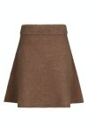 Neo Noir - Nederdel - Gisa Knit Skirt - Dusty Brown