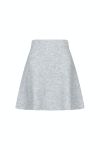 Neo Noir - Nederdel - Gisa Knit Skirt - Light Grey Melange