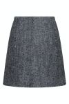 Neo Noir - Nederdel - Helmine Herringbone Skirt - Black