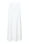 Neo Noir - Klea Heavy Sateen Skirt - White