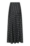 Neo Noir - Nederdel - Lola Retro Dot Long Skirt - Black