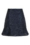Neo Noir - Nederdel - Loui Artwork Skirt - Navy