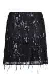Neo Noir - Nederdel - Miva Sequins Skirt - Black