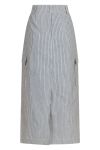Neo Noir - Nederdel - Sannie Stripe Skirt - Off White
