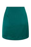Neo Noir - Nederdel - Sienna Heavy Sateen Skirt - Dark Green