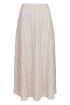 Neo Noir - Nederdel - Torino Wave Skirt - Ivory