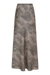 Neo Noir - Nederdel - Vicky Floating Wave Skirt - Dark Sand