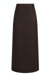 Neo Noir - Nederdel - Vinti Melange Skirt - Mocca Melange
